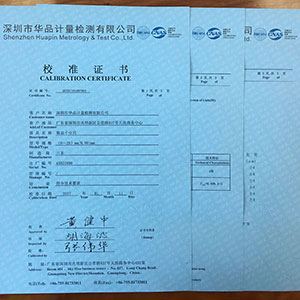 送回客戶儀器，寄送校準(zhǔn)報(bào)告證書(shū)